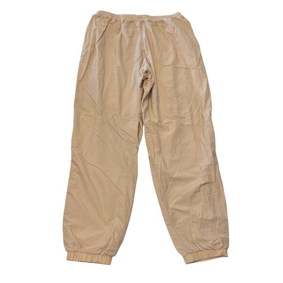 Adidas Nylon Track Pants Rare Color Women's Size Medium Dusty Rose Lined Jogger - Picture 3 of 9